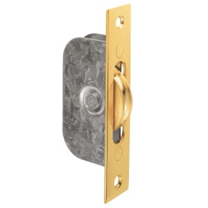 CARLISLE BRASSĀ® Sash Window Axle Pulley Brass Wheel - Polished Brass - 117mm x 25mm