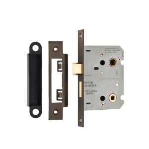 EUROSPECĀ® Easi-T Residential Bathroom Lock 78mm - Matt Bronze