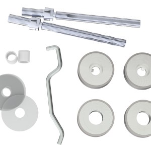 EUROSPECĀ® Back To Back Fixing Pack - Satin Stainless Steel - 19mm