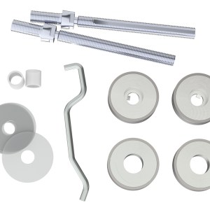 EUROSPECĀ® Back To Back Fixing Pack - Polished Stainless Steel - 19mm