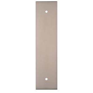 CARLISLE BRASS® Cupboard Pull backplates - Satin Nickel - 168 x 40mm - 128mm c/c