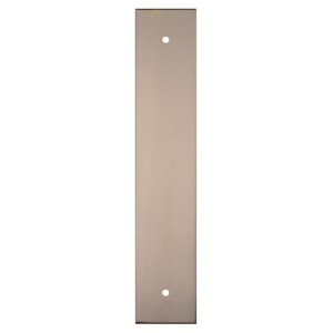 CARLISLE BRASS® Cupboard Pull backplates - Satin Nickel - 200 x 40mm - 160mm c/c