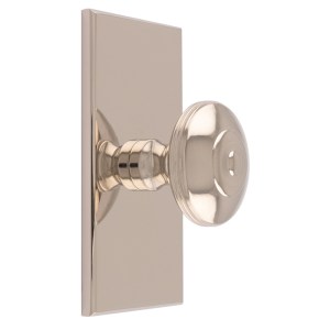 CARLISLE BRASSĀ® Anderson knob on Backplate - Polished Nickel - 32mm