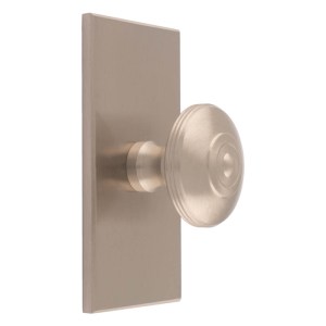 CARLISLE BRASSĀ® Anderson knob on Backplate - Satin Nickel - 32mm