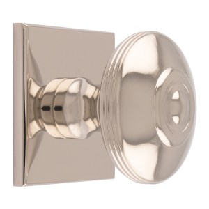 CARLISLE BRASSĀ® Anderson knob on Backplate - Polished Nickel - 38mm