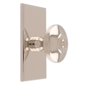 CARLISLE BRASSĀ® Anderson knob on Backplate - Polished Nickel - 38mm