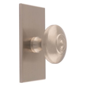 CARLISLE BRASSĀ® Anderson knob on Backplate - Satin Nickel - 38mm