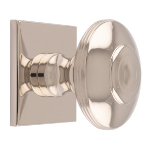 CARLISLE BRASSĀ® Anderson knob on Backplate - Polished Nickel - 42mm