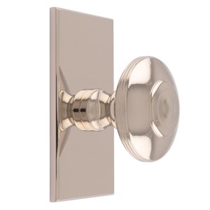 CARLISLE BRASSĀ® Anderson knob on Backplate - Polished Nickel - 42mm