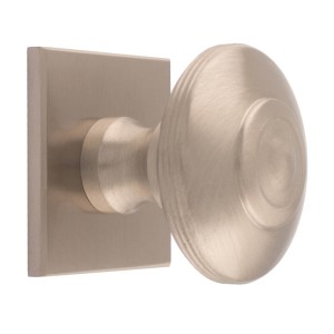CARLISLE BRASSĀ® Anderson knob on Backplate - Satin Nickel - 42mm