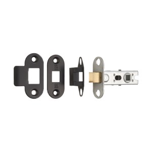 EUROSPECĀ® 64mm Ce B/T Tubular Mortice Latch Radius - Black
