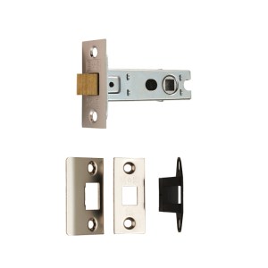 EUROSPECĀ® Bolt Through Tubular Latch Square - Nickel plated - 64mm