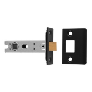 EUROSPECĀ® 76mm Ce B/T Tubular Mortice Latch Square - Black