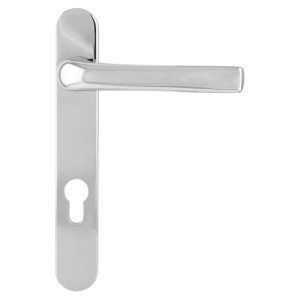 MILA® Mila STANDARD SECURITY DOOR HANDLE 240mm - Polished Chrome