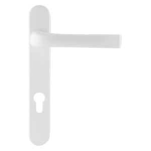 MILA® Mila Standard Security Door Handle 240mm White - White