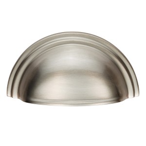CARLISLE BRASSĀ® FTD Victorian Cup Pull - Satin Nickel - 92mm - 76mm c/c