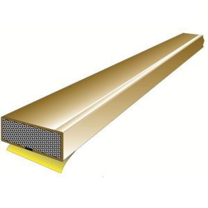 CARLISLE BRASSĀ® 2.1m Fire Door Seals - Brown - 2100 x 10 x 4mm