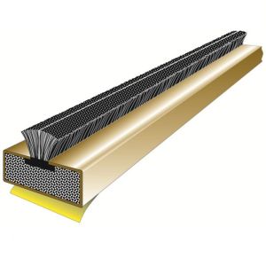 CARLISLE BRASSĀ® 2.1m Fire and Smoke Door Seals - Brown - 15 x 4mm