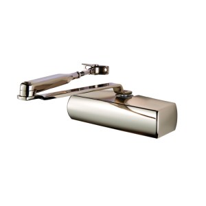 EUROSPECĀ® Plated Full Cover Overhead Door Closer - Polished Nickel - Size 3