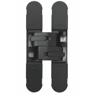 EUROSPEC® Ceam 3D Concealed Hinge 1130 - Black Varnished - 134 x 24mm