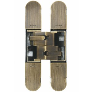 EUROSPEC® Ceam 3D Concealed Hinge 1131 - Antique Satin Bronzed - 160 x 32mm