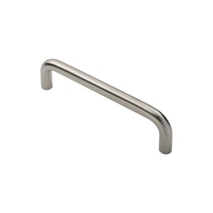 EUROSPECĀ® Cabinet Pull D Handle - Satin Stainless Steel - 10mm dia. - 96mm c/c