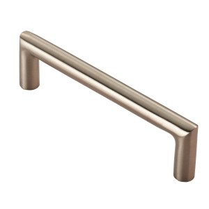 EUROSPECĀ® Solid Mitred Pull Handle - Satin Stainless Steel - 10mm dia. - 96mm c/c
