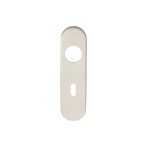 EUROSPECĀ® Radius Covers for Lock Backplate - Satin Stainless Steel - 57mm c/c