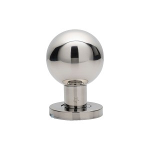 EUROSPEC® Mortice Knob on Sprung Round Rose - Polished Stainless Steel - 55mm