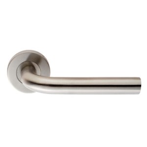EUROSPECĀ® Straight Lever on Sprung Rose - Satin Stainless Steel