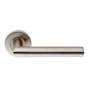 EUROSPECĀ® Mitred Lever Oval Bar on Sprung Rose - Satin Stainless Steel