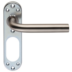 EUROSPECĀ® Straight Lever on Inner Backplate - Satin Stainless Steel - 19mm