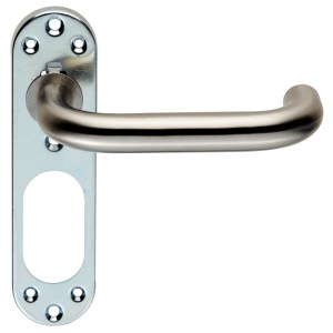 EUROSPECĀ® Safety Lever on Inner Backlate - Satin Stainless Steel - 19mm