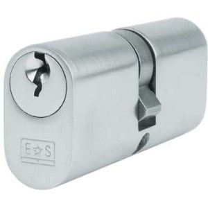 EUROSPEC® UK Oval Double Cylinder - Satin Chrome - 70mm