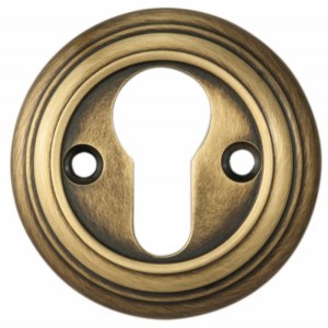 CARLISLE BRASSĀ® Delamain Euro Profile Escutcheon - Florentine Bronze - 55mm