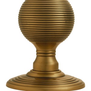 CARLISLE BRASSĀ® Delamain Reeded Knob - Florentine Bronze - 51mm