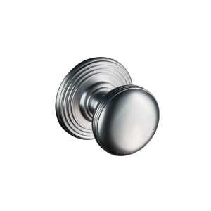 CARLISLE BRASSĀ® Delamain Ringed Knob - Satin Chrome