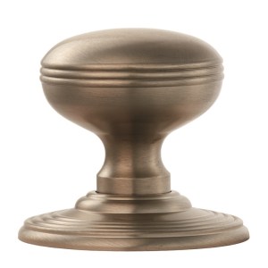 CARLISLE BRASSĀ® Delamain Ringed Knob - Satin Nickel - 57mm