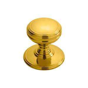 CARLISLE BRASSĀ® Delamain Plain Knob 38mm - Polished Brass