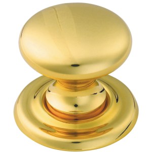CARLISLE BRASSĀ® Victorian Knob 38mm - Polished Brass