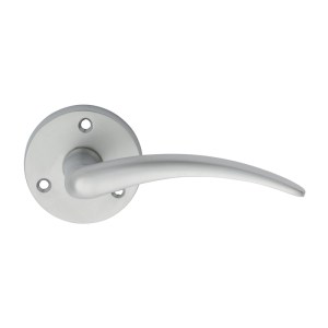 CARLISLE BRASS® Victorian Wing Lever on Round Rose - Satin Chrome - 57mm