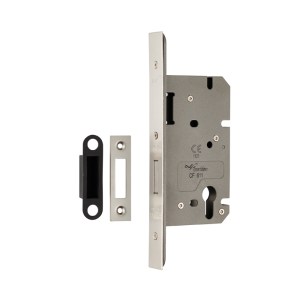 EUROSPECĀ® Easi T Din Euro Profile Deadlock - Satin Stainless Steel - 60mm