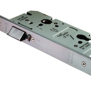 EUROSPECĀ® Easi-T Din Euro Profile Nightlatch - Satin Stainless Steel - 60mm - 72mm c/c