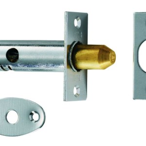 EUROSPECĀ® Security Door Bolt - Polished Chrome - 2mm