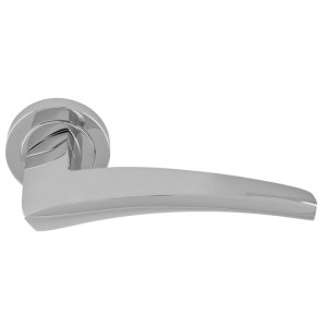 MANITALĀ® Manital Dune lever on Round Rose - Polished Chrome