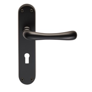 MANITALĀ® Ibra Lever on Lock Backplate - Black - 57mm c/c