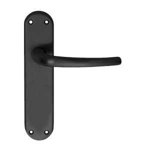 MANITALĀ® Lilla Lever on Latch Backplate - Black