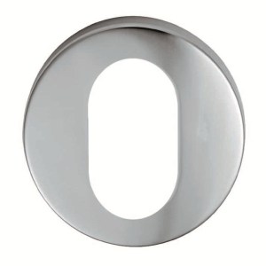 EUROSPECĀ® Oval profile Escutcheon - Satin Aluminium - 52 x 8mm