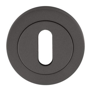 CARLISLE BRASSĀ® Carlisle Brass Lock Escutcheon - Anthracite
