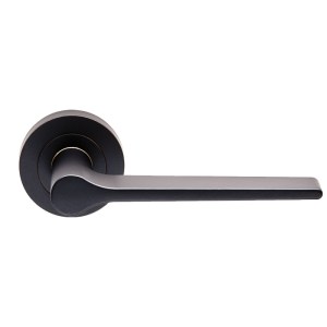 CARLISLE BRASSĀ® Velino Lever on Round Rose - Black